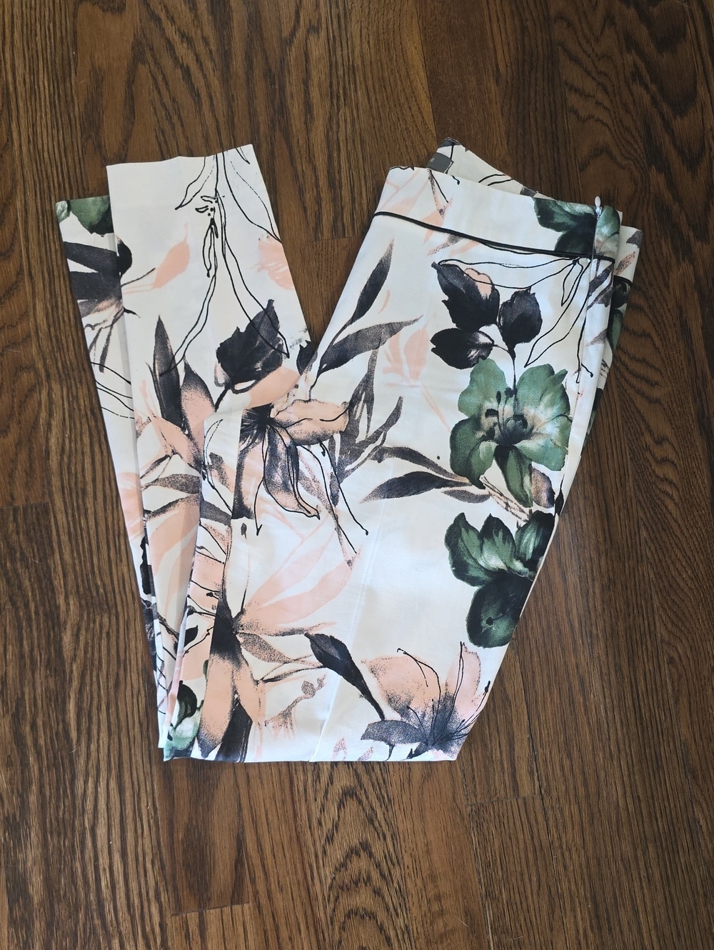 Sandro Ferrone Floral Print Womens Pants